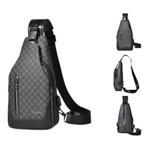 Black Sling Bag for Men